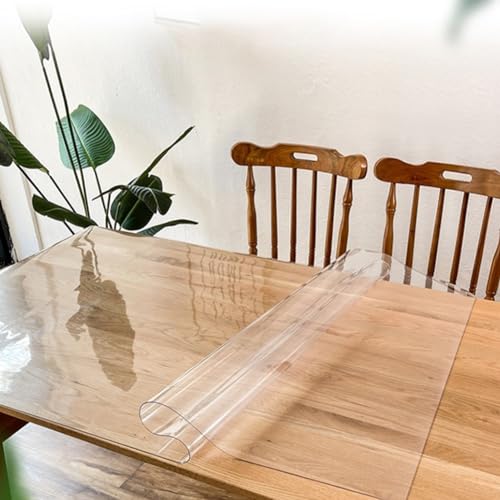 Protector de Escritorio Transparente PVC 146x79x0.08 cm miniatura 6