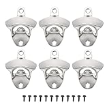 Ouvre-Bouteilles Durable: L'ouvre-Bouteilles À Fixer Au Mur Est Fabriqué En Alliage De Bonne Qualité. Ils Sont Lisses Et Solides, Résistants À La Rouille Et Durables, Ne Se Cassent Pas Facilement Et Peuvent Être Utilisés Pendant Longtemps. Ce N'est Pas Seulement Un Outil Pour Ouvrir Les Bouteilles Mais Peut Aussi Être Utilisé Pour Décorer Votre Pièce.