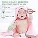 Baby Teething Toys with Easy-Hold Handle, Silicone Infant Toothbrush, Textured On Both Sides Helps Massage, Soothe Sore Gums, Teething Toys for Babies 0-6 Months, 6-12 Months Bright Green & Caramel