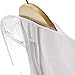 Hangerworld - Funda para Vestido de Novia (183 cm), Color Blanco
