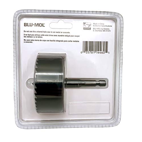 Disston E0114460 2-1/2-Inch Clamshelled Blu-Mol Carbon Steel Arbored Hole Saws, 64Mm #TOP1