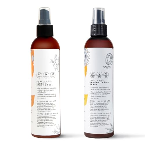 Kit Spray Hidratante y Brillo Curl+Coil 8 Ounzas miniatura 2