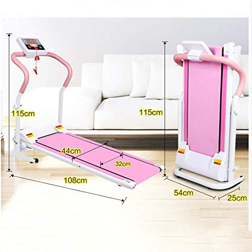 Image of Household Electric Mini Small Girl Indoor Walking Machine Multifunctional Ultra-Quiet Folding Free Installation Fitness Workout