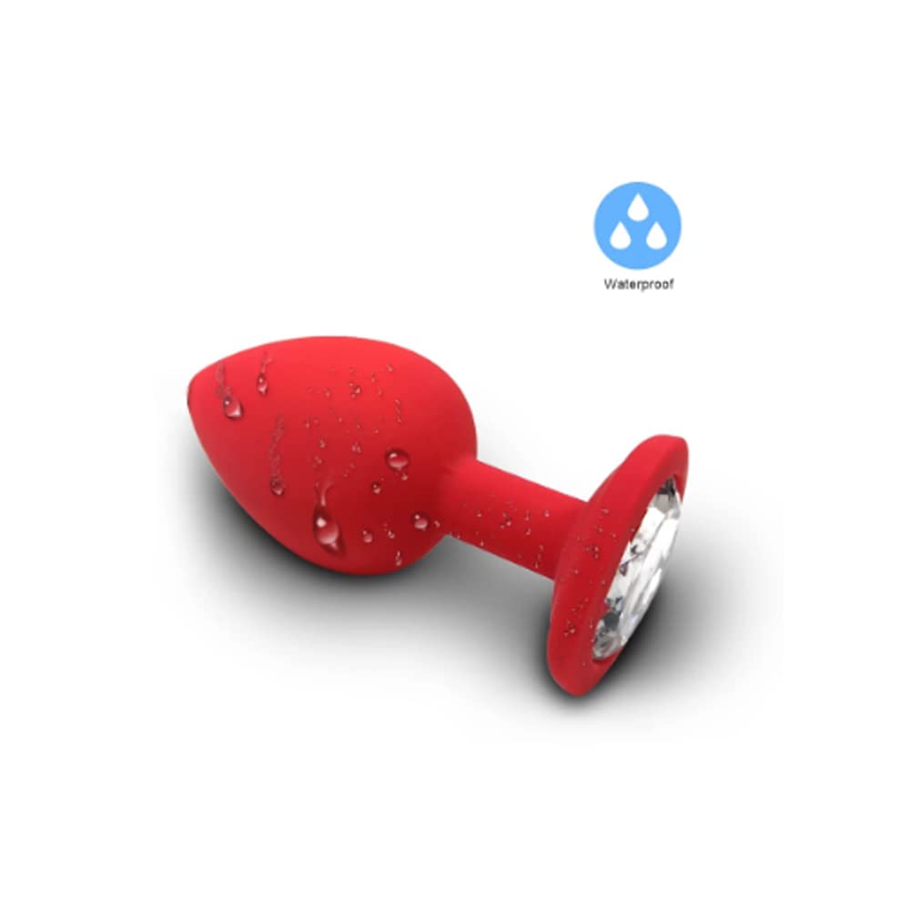 4 pièces Boîte Cadeau de Luxe créative Jouets en Silicone pour Hommes et Femmes Ànạl Ƀụtt Plụg (Rouge)