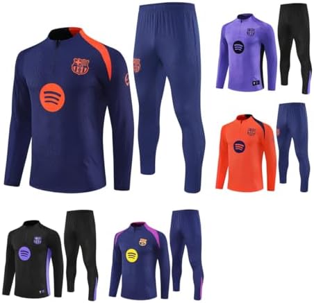 Amazon | [HEBANDY] バルセロナ ユニフォーム 上下セット 秋冬 バルサ