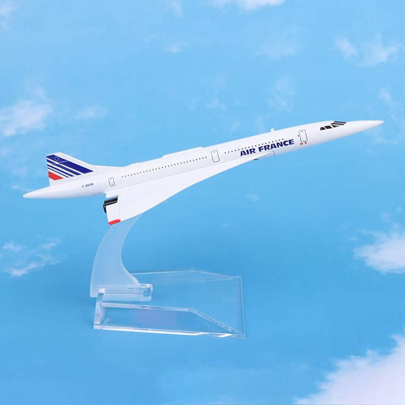 Modèle Concorde Air France 1:400 - Alliage Détaillé - 13.5cm - Collection Ou Décoration