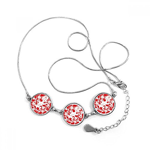 Collier singe en porcelaine une idée cadeau originale pour anniversaire