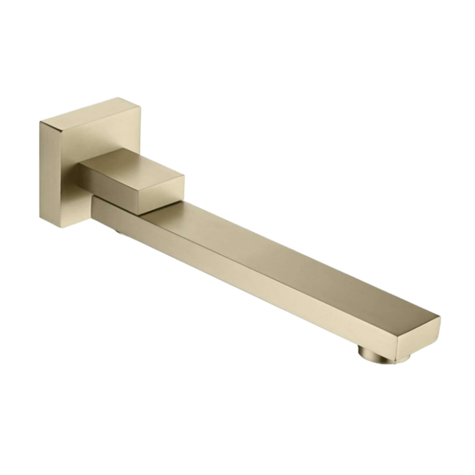 Robinetterie murale pour lavabo en cuivre doré avec mitigeur de baignoire encastré