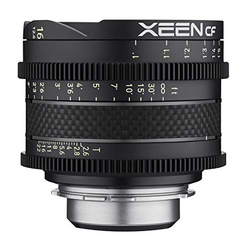 Ficha técnica Samyang Xeen CF 16 T2.6 Sony E Lente Negra - Fernando Cortés