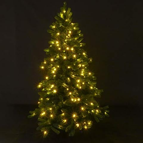 Proventa® - Árbol de Navidad artificial con 250 ledes, 180 cm Cover