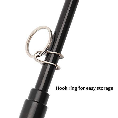 Image of MEASUREMAN Heavy Duty Dual Head Truck Tire Gauge, Solid Brass Body, Black Painting, Aluminum Slide, with Hook, Range 10-150psi /kpa