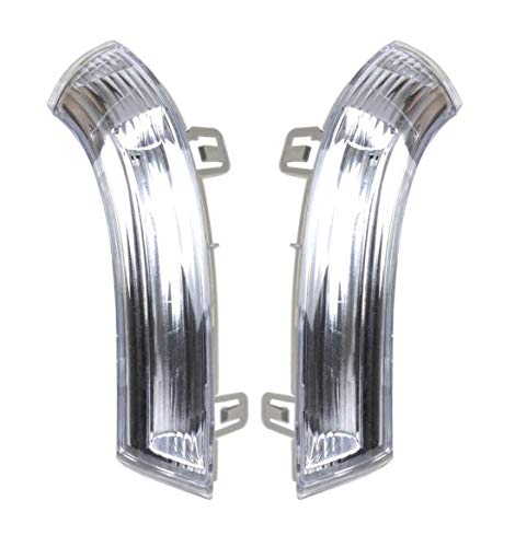 Haneex Clear Lens Mirror Indicator Turn Signal Light Lamp Left and Right Side Fit for VW Golf Jetta MK5 Passat Rabbit SHARAN/Skoda SUPERB/SEAT ALHAMBRA