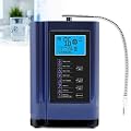 Smart Electrolyzed Ionized Water Machine, PH 3.5-10.5, Alkaline Acid Water Machine, Up to -500mV ORP, with 7 Water Settings, 8000 Liters Per Filter,Auto-Cleaning,Intelligent Voice Blue