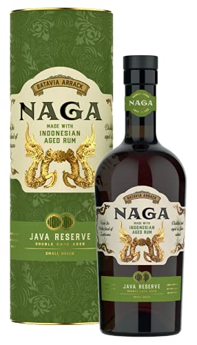 Naga Java Reserve | Double Cask Aged Small Batch | Batvia Arrak made with Indonesian Aged Rum | 0,7l. in Tube
