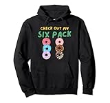 Donut six pack funny design standard unisex T for Men Women Pullover Hoodie