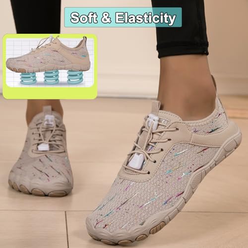 Image of Hike Barefoot Shoes Women Men Pro Water Footwear Wide Toe Box Non-Slip Unisex Athletic Outdoor Running Shoes