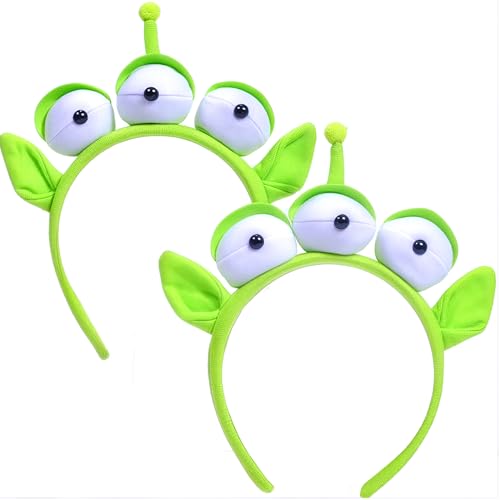 Dymoan Alien Ears Headband Halloween Cosplay Costume Accessories for Adult Women(2pcs)
