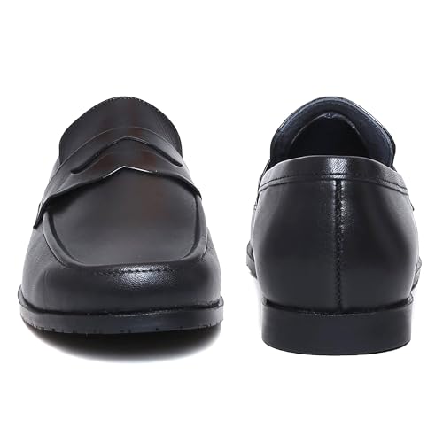 Image of Zoom Shoes Leather Boot for Men Formal Shoes for Adult Super Comfortable with Cushioned Insole for Office /Party A-1137
