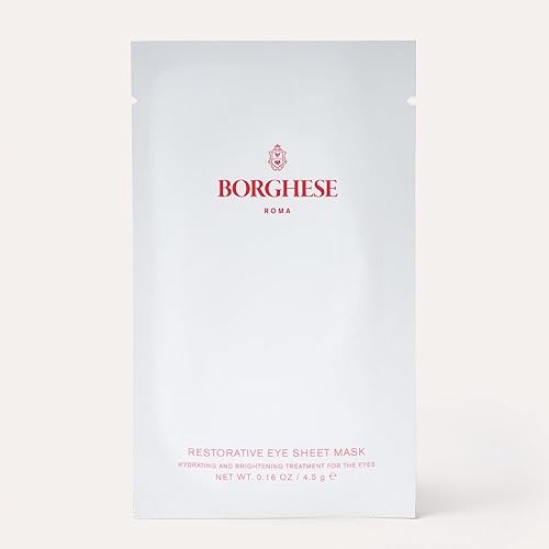 Borghese Mascarillas restauradoras para ojos  Mascarillas nutritivas e iluminadoras para debajo de los ojos, 6 pares