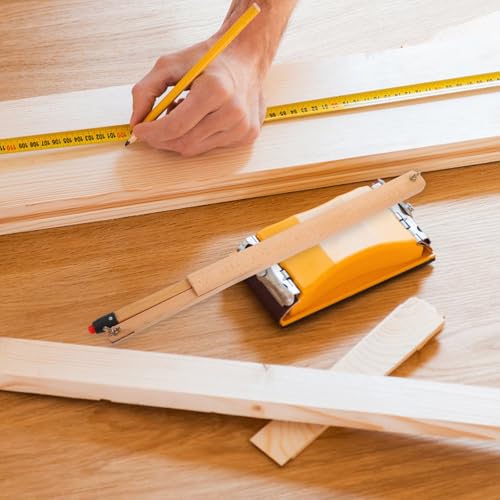 Brújula de matemáticas de madera resistente para dibujo técnico escolar 6