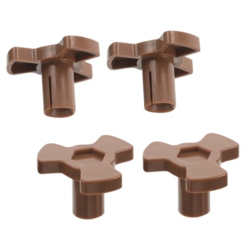 Ipetboom 4 Piezas Soporte de Eje para Plato de Microondas de Acoplador Giratorio Resistente Compatible con Diversos de Microondas Repuesto Práctico y Duradero