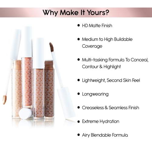 Image of Kay Beauty HD Liquid Natural Concealer Medium Coverage For All Skin Type, 1 Gram