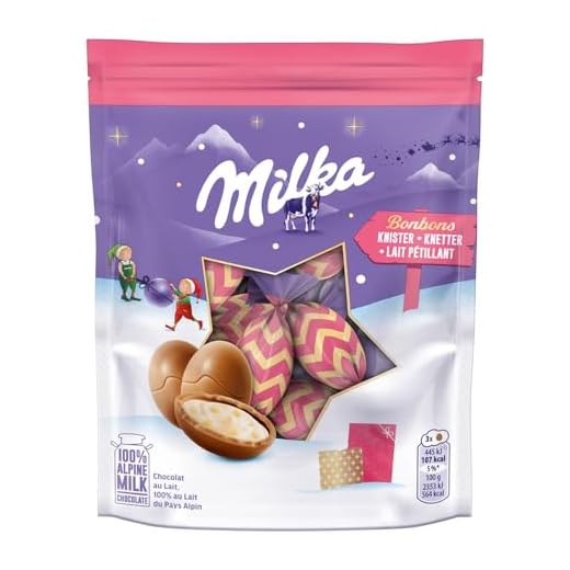 Milka Bonbons de Noël Lait Pétillant 86g