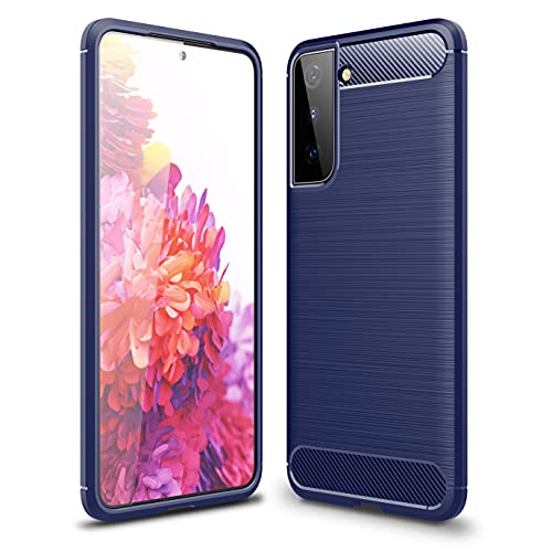 Romozi Designed for Samsung Galaxy S21 Case(Not for S21 Plus&S21 Ultra) Samsung S21 Case Anti-Fingerprint,S21 Phone Case Shockproof Soft Silicone Slim Case for Galaxy S21 5G(2021) (Blue)