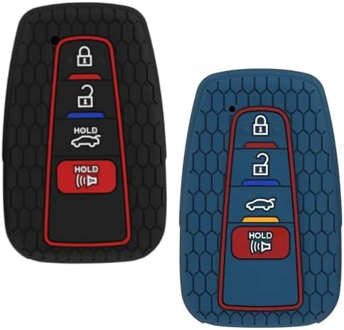Fit TOYOTA Corolla 2 Button Remote Smart Key Fob Cover Silicone Case - Foto 6