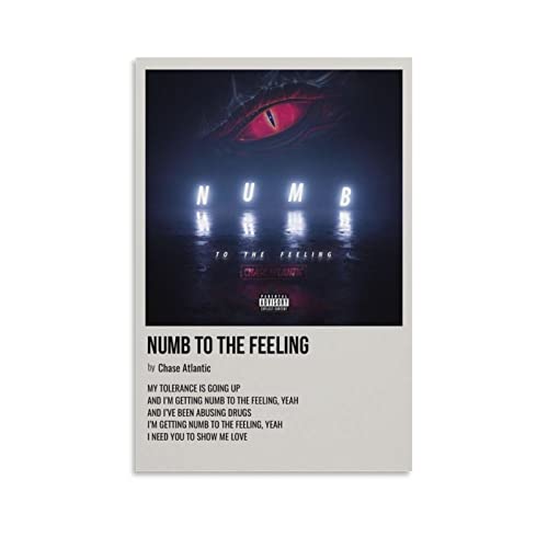 Poster Chase Atlantic Numb to The Feeling sans cadre de 60x90 cm