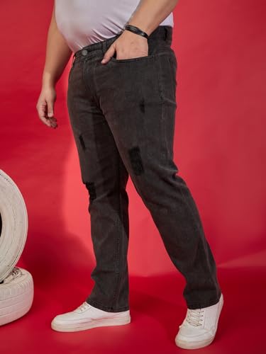 Image of Bigbanana Plus Size Men's Regular Fit Washed Jeans