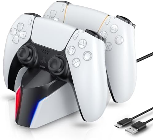 Amazon.co.jp: ECHTPower PS5 コントローラー 充電器 PS5 充電スタンド 