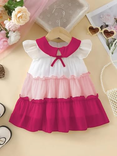 Image of TAGAS Dress for Girls II Baby Girl Dress||Frock for Girls|Casual wear for Kids Dresses|| Knee-Length