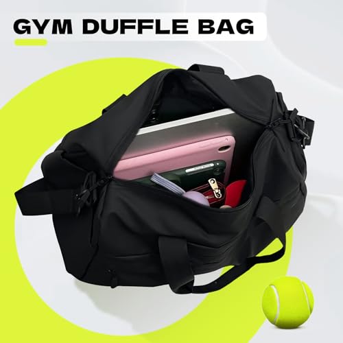 Duffle Bag for Travel and Sport - Gym Bags for Men with Shoe Compartment, Weekender Bags for Women to Carry On3