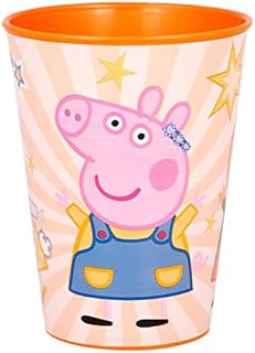 Set di 3 bicchieri e 3 piatti in plastica (Peppa Pig)