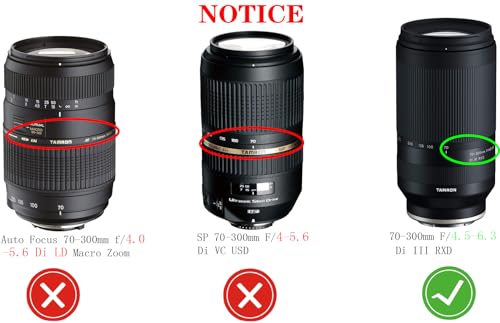 Tapa de lente de 67 mm para Tamron 28-200 mm f/2.8-5.6 Di y 70-300 mm f/4.5-6.3 Di III RXD (no compatible con f/4.0-5.6 Di LD Macro Zoom) — Marca HUIPUXIANG, 2 unidades miniatura 2