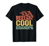 mulinello cool nonno bass pesce papà pescatore papà pesca maglietta