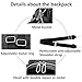 HUAZHIMAO Small Backpack Purse for Women Mini Backpacks PU Leather Women's Versatile 3 in 1 Fashion Handbag Travel Daypacks (Grey)
