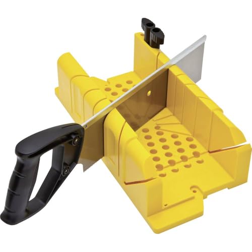 Stanley 1-20-600 Saw Storage Miter Box with Saw, Black