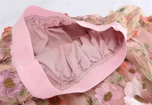 Women's Midi Skirt Vintage Travel Wedding Embroidered Multi Colored Decoration Elastic Long Skirts4