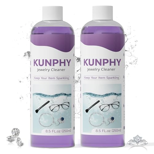 Upgraded KUNPHY Jewelry Cleaner, Professional Jewelry Cleaner Solution