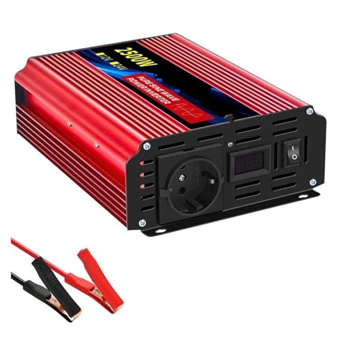 Onduleur onde sinusoïdale 24V 220V 2500W pour transformer le courant DC en AC