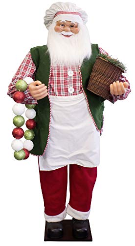 Christmas Paradise Deko XL Weihnachtsmann 150cm Figur Koch Santa...