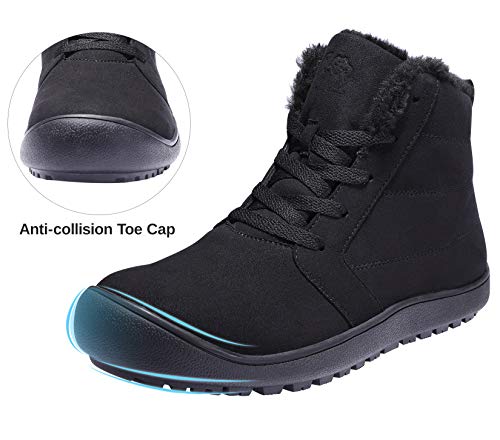 Botas de neve masculinas CAMELSPORTS para inverno, quentes, antiderrapantes, forradas com pele, bota