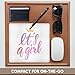 3dRose Rosette - Baby Shower - Pink Baby Shower It is A Girl - Mouse Pads (mp-360457-1)