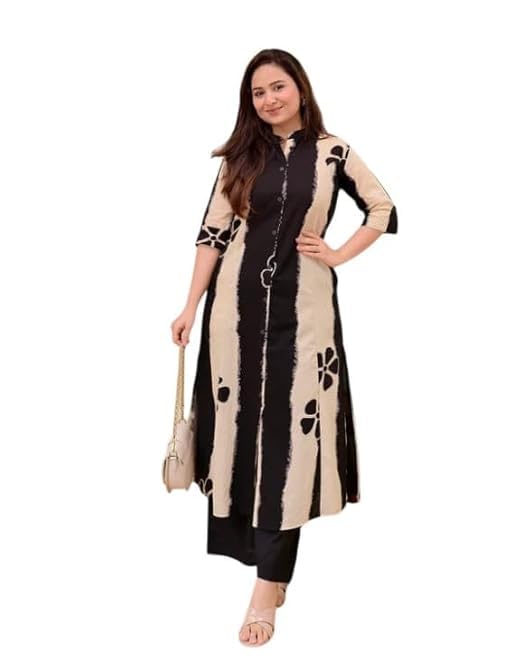 Women’s Rayon Printed A-Line Kurta with Pant Palazzo Set-picture-22