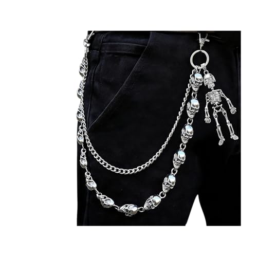 Pants Chain for Men Women,Wallet Chain Skull Belt...