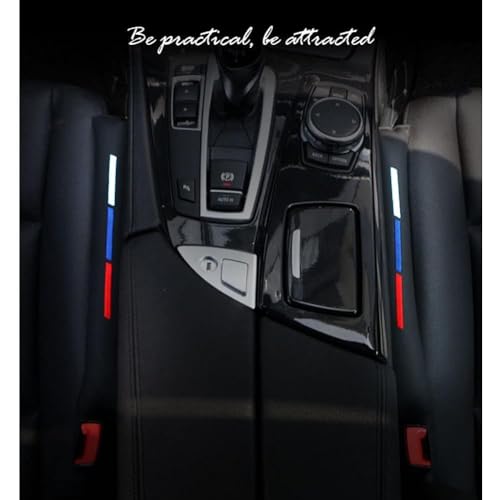 Kunstleder Autositz-Lückenfüller, Abstandshalter, Universal Sitzlückenfüller Stopfen für PKW, SUV, LKW (2 Pcs Lückenfüller für Autositze und 1Pcs Autoschlüsselkette)