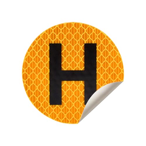 Calcomanías Magnéticas De Imanes para Conductor De Coche | Vinilos Decorativos con Símbolo H,Accesorios Automotrices para Moto Panel Hogar Vehículo Decoración