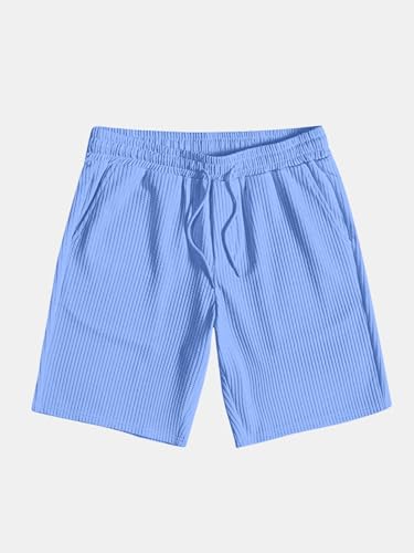 Image of GRECIILOOKS Co-ord Set for Men Solid POLY LYCRA BLEND T-Shirt & Shorts Nightwear Set | Summer Loungewear, Beachwear & Night Suit for Daily Comfort